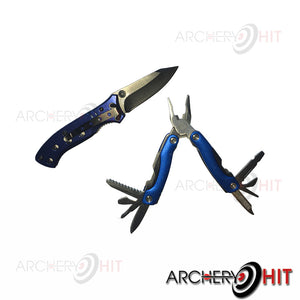 Knife and Multi tool open and out of box from Archery Hit