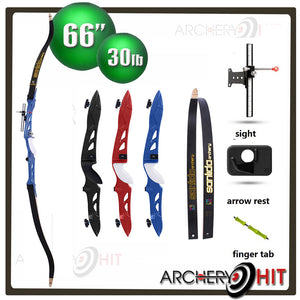 66" Target Recurve Bow with Metal Riser