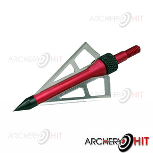 3-Blade red broadhead out of packaging pack from Archery Hit