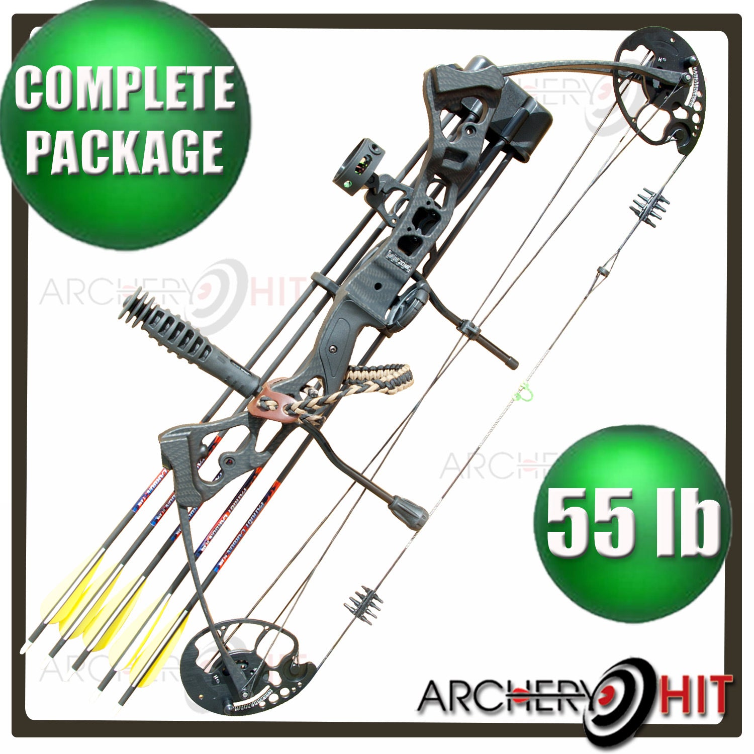 Vulture Compound Bow Black Vulture 35-55lb RTS Package from Archery Hit